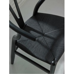 SILLA ADA DE HAYA CON EL ASIENTO DE ENEA NATURAL