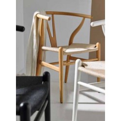 SILLA ADA DE HAYA CON EL ASIENTO DE ENEA NATURAL