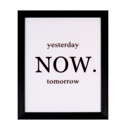 CUADRO NOW DE 30 X 25 CM.