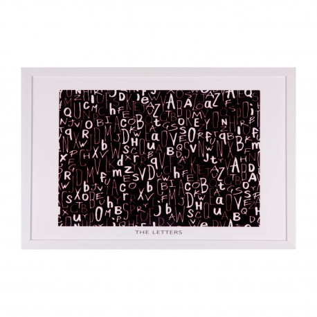 CUADRO LETTER DE 40 X 60 CM.
