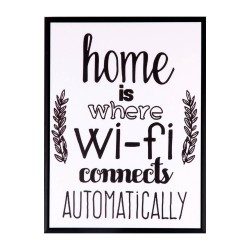 CUADRO HOME DE 40 X 30 CM.