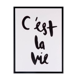 CUADRO LA VIE DE 40 X 30 CM.