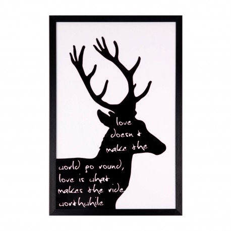 CUADRO BLACK DEER DE 60 X 40 CM.