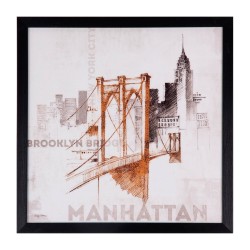 CUADRO MANHATTAN DE 40 X 40 CM. CUADRO MANHATTAN DE 40 X 40 CM.