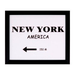 CUADRO DIRECTION NY DE 25 X 30 CM. CUADRO DIRECTION NY DE 25 X 30 CM.
