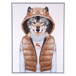 CUADRO WOLF VEST DE 60 X 80 CM.