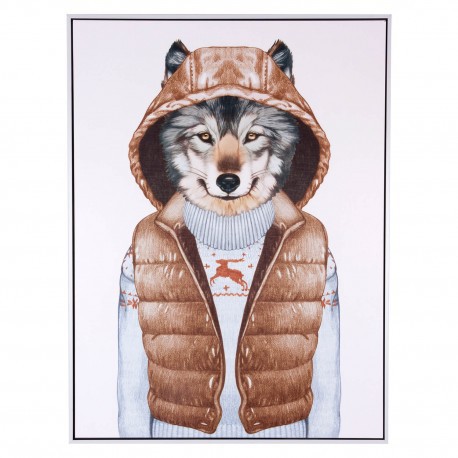 CUADRO WOLF VEST DE 60 X 80 CM.