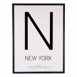 CUADRO N LETTER DE 60 X 80 CM.