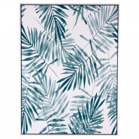 CUADRO BLUE PALM DE 60 X 80 CM.