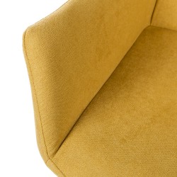 SILLA TAPIZADA CON BRAZOS FIONA