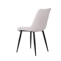SILLA TAPIZADA METALICA MILA