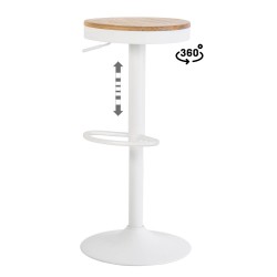 TABURETE GIRATORIO BARRET