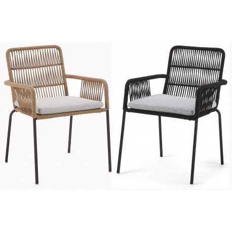 SILLA SAMT DE ACERO Y CUERDA