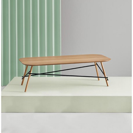 MESA DE CENTRO ERNEST DE CHAPA ROBLE
