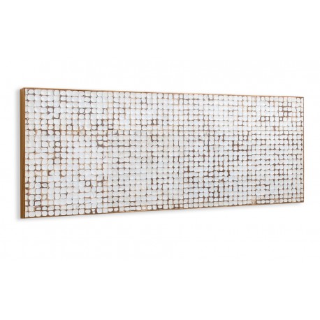 CABECERO KOKO DE PARED EN MOSAICO DE COCO