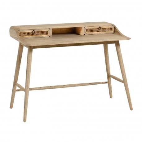 ESCRITORIO NALU DE MADERA MINDI Y RATAN