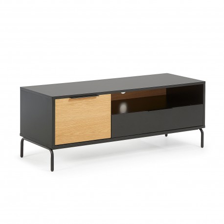 MUEBLE TV SAVOI DE CHAPA ROBLE Y DM
