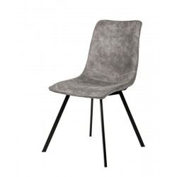 SILLA BERTA TAPIZADA EFECTO CUERO