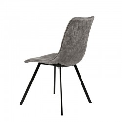 SILLA BERTA TAPIZADA EFECTO CUERO