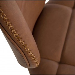 SILLA VINTAGE DAFNE DE POLIPIEL Y ACERO