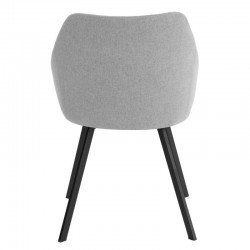 SILLA TAPIZADA LANNA CON LINEAS SIMPLES