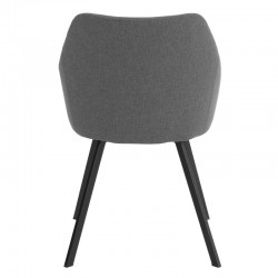 SILLA TAPIZADA LANNA CON LINEAS SIMPLES