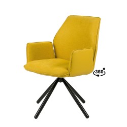 SILLA GIRATORIA CARLYN CON REPOSABRAZOS