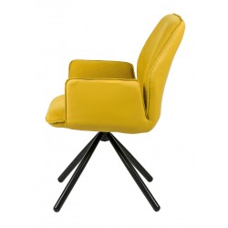 SILLA GIRATORIA CARLYN CON REPOSABRAZOS