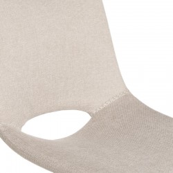 SILLA TAPIZADA BRIANA CON PATAS DE METAL