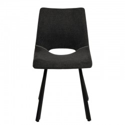 SILLA TAPIZADA BRIANA CON PATAS DE METAL