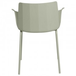 SILLA DOLLY DE POLIPROPILENO Y PATAS DE METAL