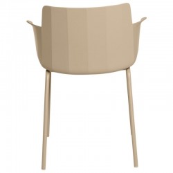 SILLA DOLLY DE POLIPROPILENO Y PATAS DE METAL