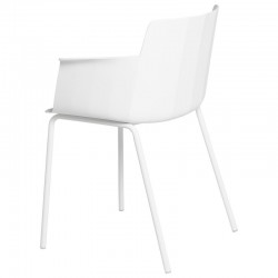 SILLA DOLLY DE POLIPROPILENO Y PATAS DE METAL