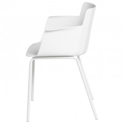 SILLA DOLLY DE POLIPROPILENO Y PATAS DE METAL