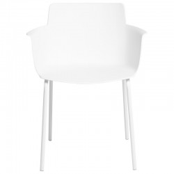 SILLA DOLLY DE POLIPROPILENO Y PATAS DE METAL