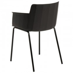 SILLA DOLLY DE POLIPROPILENO Y PATAS DE METAL