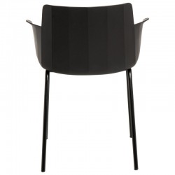 SILLA DOLLY DE POLIPROPILENO Y PATAS DE METAL