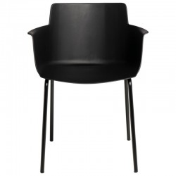 SILLA DOLLY DE POLIPROPILENO Y PATAS DE METAL