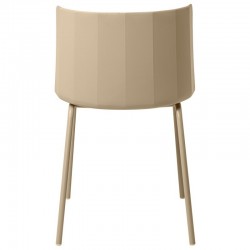 SILLA CADY DE POLIPROPILENO Y PATAS DE METAL