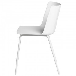 SILLA CADY DE POLIPROPILENO Y PATAS DE METAL