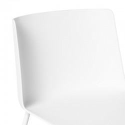 SILLA CADY DE POLIPROPILENO Y PATAS DE METAL