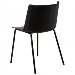 SILLA CADY DE POLIPROPILENO Y PATAS DE METAL