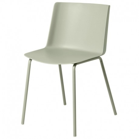 SILLA CADY DE POLIPROPILENO Y PATAS DE METAL