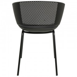 SILLA NOELLE DE POLIPROPILENO Y PATAS DE METAL