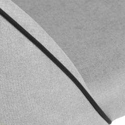 SILLA SLOANE TAPIZADA CON PATAS DE METAL NEGRAS