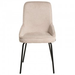 SILLA GWEN TAPIZADA CON PATAS DE METAL