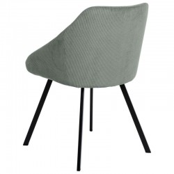 SILLA TAPIZADA MACIE EN TELA PANA