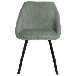 SILLA TAPIZADA MACIE EN TELA PANA