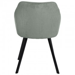 SILLA TAPIZADA MACIE EN TELA PANA