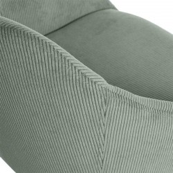 SILLA TAPIZADA MACIE EN TELA PANA